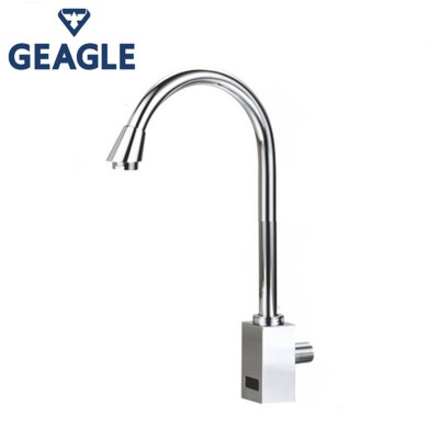 2018 brass chrome bib tap sensor faucet induction stopcock